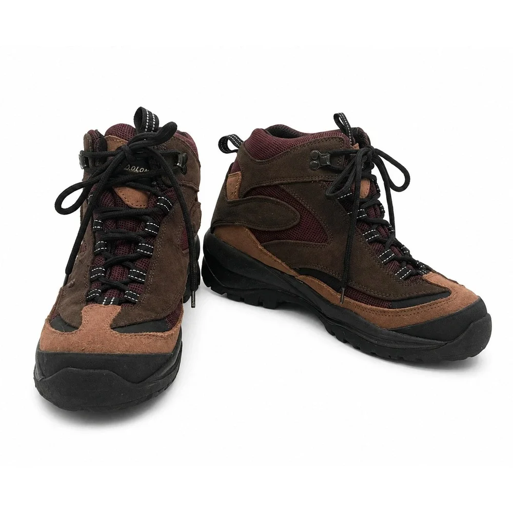 Dolomite Mens Step Run Gore-Tex Hiking Boots Size 8.5 Brown Leather Waterproof
